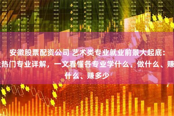 安徽股票配资公司 艺术类专业就业前景大起底：10大热门专业详解，一文看懂各专业学什么、做什么、赚多少